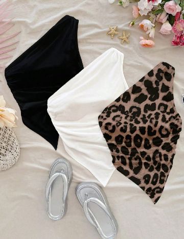 Set topuri 3 bucati SHEIN, mix culori