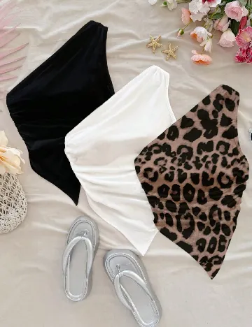 Set topuri 3 bucati SHEIN, mix culori
