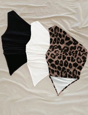 Set topuri 3 bucati SHEIN, mix culori