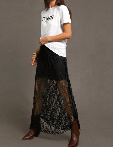 Fusta SHEIN, negru
