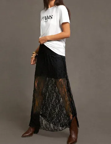 Fusta SHEIN, negru