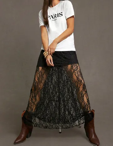 Fusta SHEIN, negru