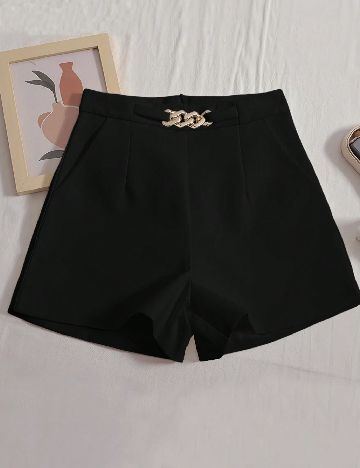 Pantaloni scurti SHEIN, negru