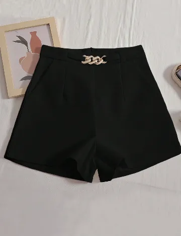 Pantaloni scurti SHEIN, negru