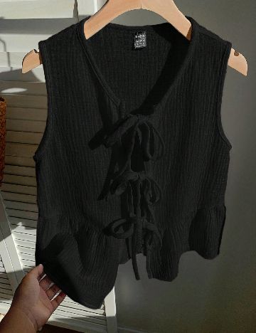Top SHEIN, negru