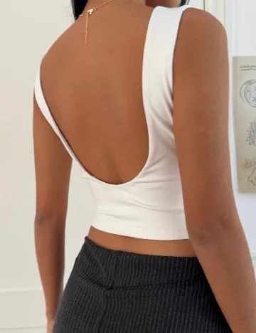 Top SHEIN, alb