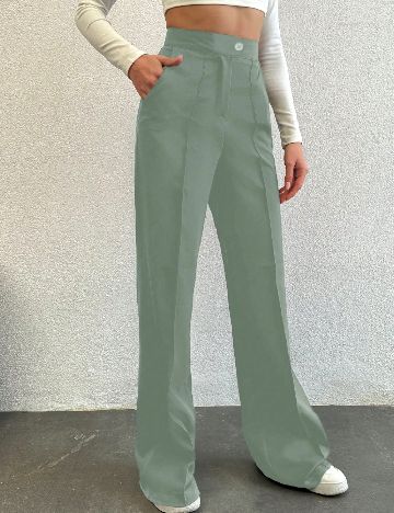 Pantaloni SHEIN, verde