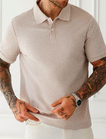 Tricou SHEIN, crem