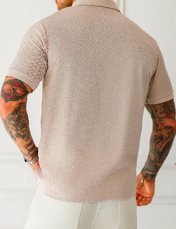Tricou SHEIN, crem