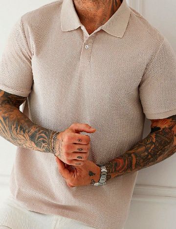 Tricou SHEIN, crem