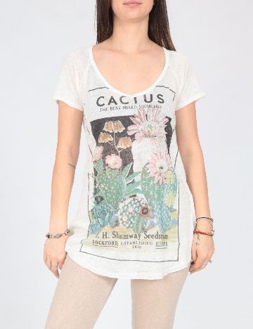 Tricou Zara, ecru