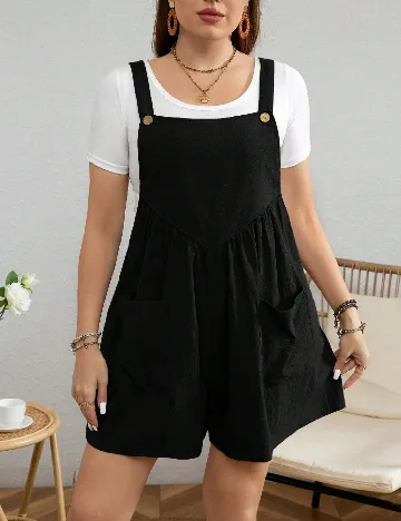 Salopeta SHEIN CURVE, negru