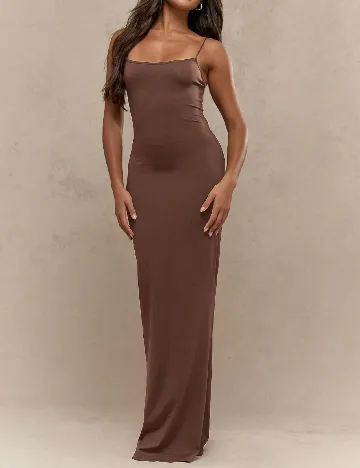 Rochie lunga SHEIN, maro