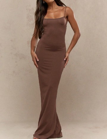 Rochie lunga SHEIN, maro