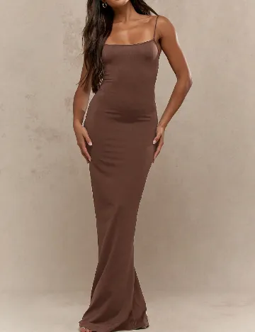 Rochie lunga SHEIN, maro