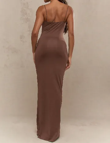 Rochie lunga SHEIN, maro