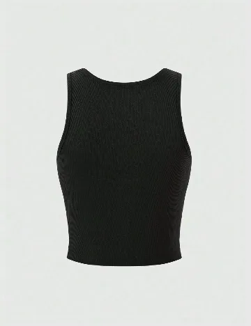 Top SHEIN, negru