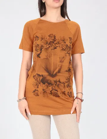 Tricou Zara, portocaliu