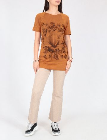 Tricou Zara, portocaliu