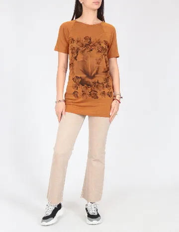 Tricou Zara, portocaliu