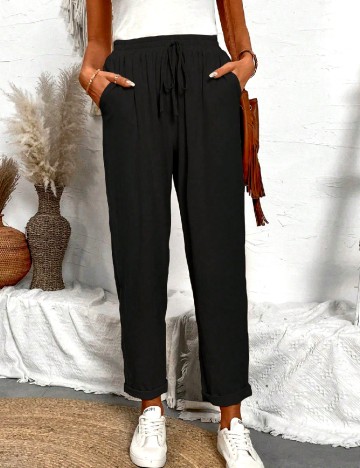 Pantaloni SHEIN, negru