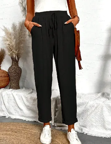 Pantaloni SHEIN, negru