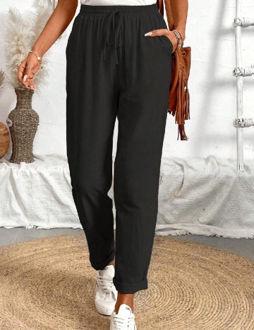Pantaloni SHEIN, negru
