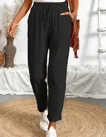 Pantaloni SHEIN, negru
