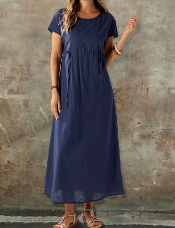 Rochie medie Emery Rose, albastru