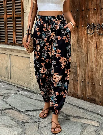 Pantaloni SHEIN, floral print