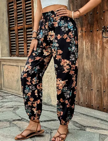 Pantaloni SHEIN, floral print