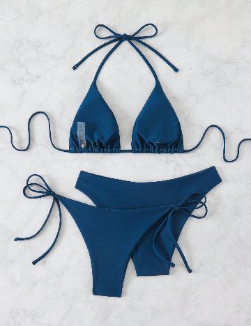 Costum de baie SHEIN, bleumarin