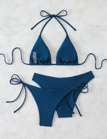 Costum de baie SHEIN, bleumarin