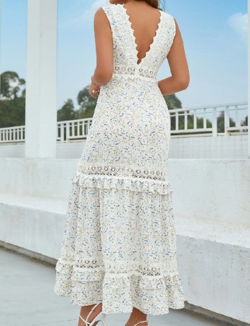 Rochie medie SHEIN, alb