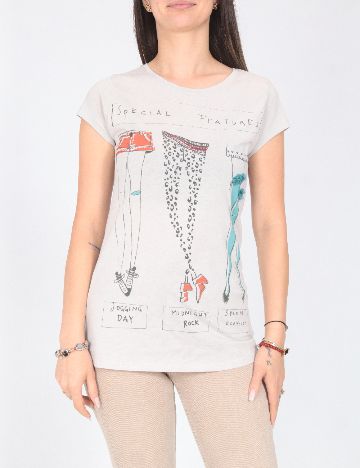 Tricou Zara, gri deschis