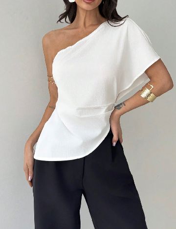 Top SHEIN, alb