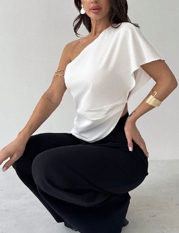 Top SHEIN, alb