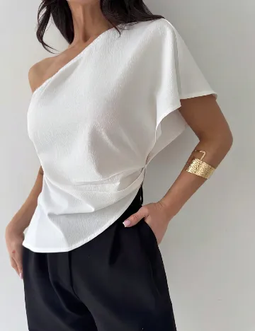 Top SHEIN, alb