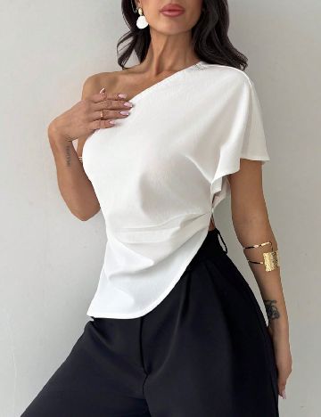 Top SHEIN, alb