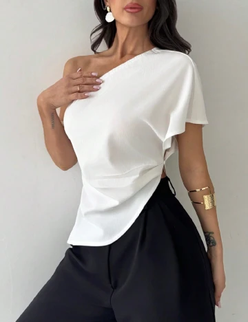 Top SHEIN, alb