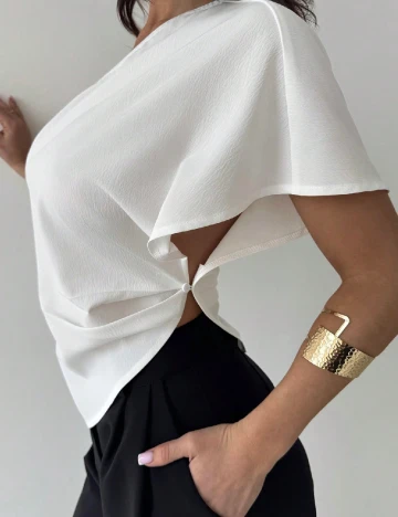 Top SHEIN, alb