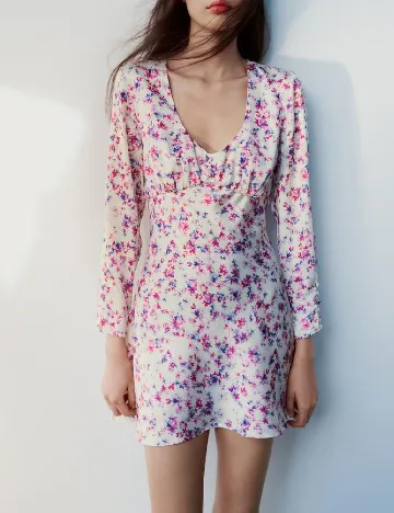 Rochie scurta Zara, floral