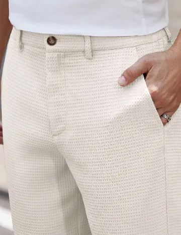 Pantaloni scurti SHEIN, ecru