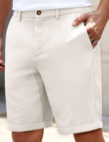 Pantaloni scurti SHEIN, ecru