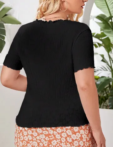 Bluza SHEIN CURVE, negru