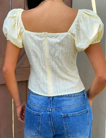Top SHEIN, galben