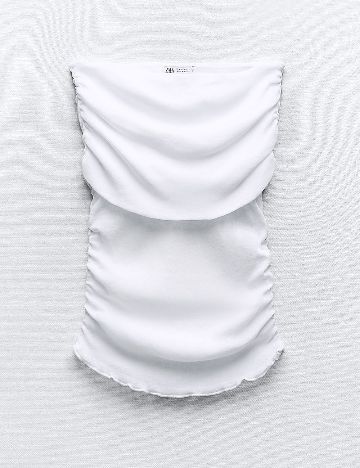 Top Zara, alb