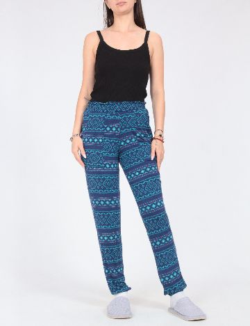 Pantaloni de pijama Tezenis, albastru