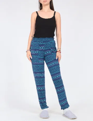 Pantaloni de pijama Tezenis, albastru