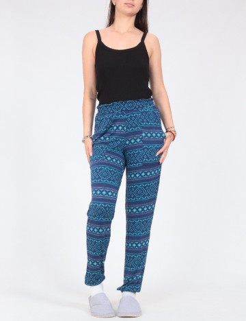 Pantaloni de pijama Tezenis, albastru